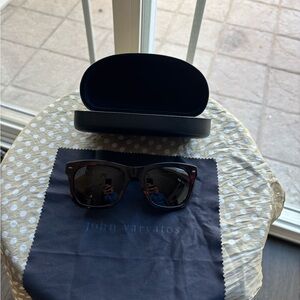 John Varvatos Black Sunglasses with Case